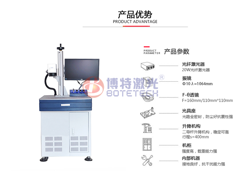 为什么20W光纤激光打标机是最畅销的机型？