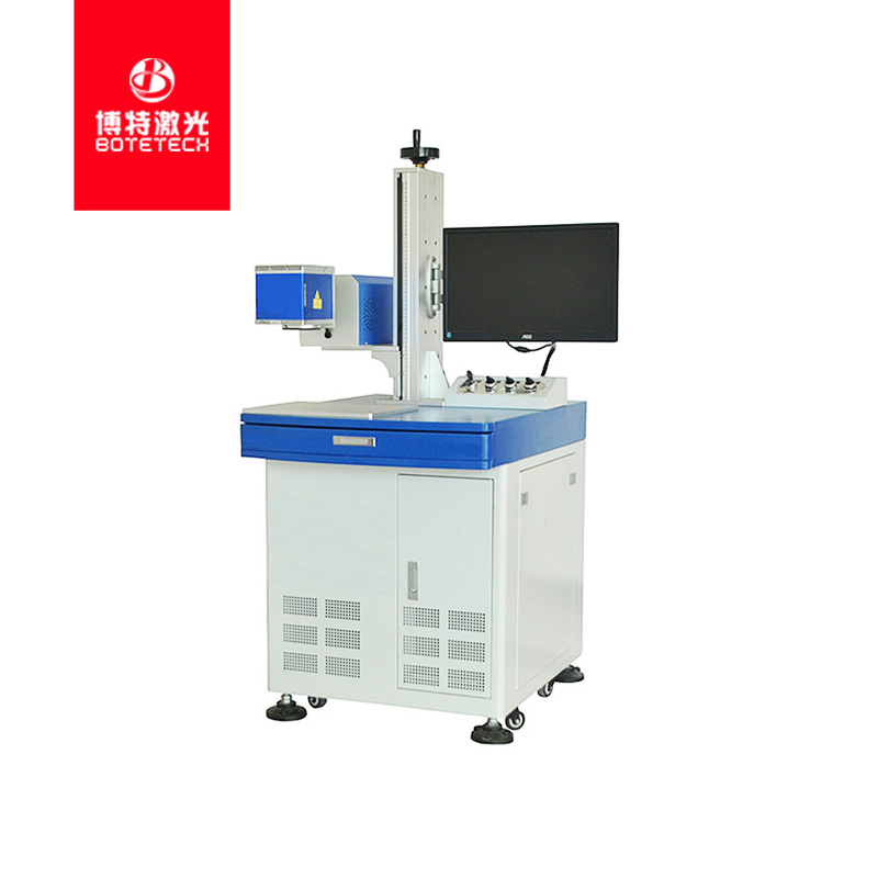 皮革服装布料CO2激光打标机神奇功效