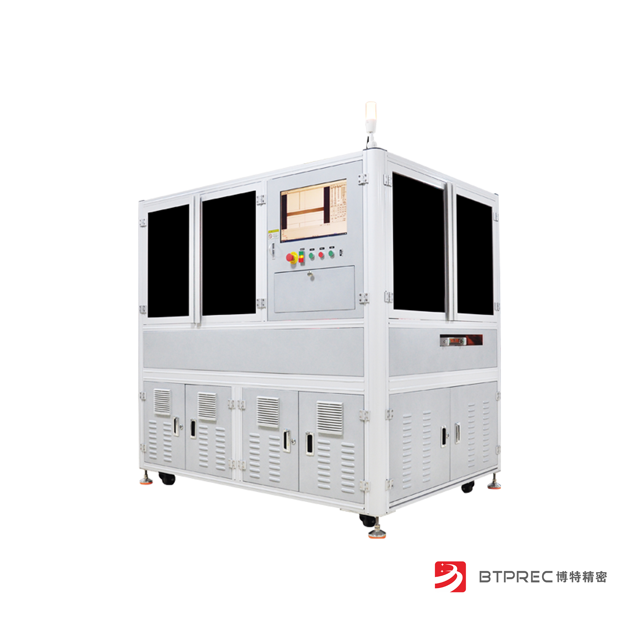 PCB 在线激光镭雕机_SMT 产线全自动二维码打标设备